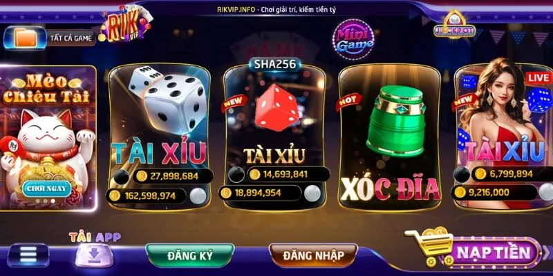 Không sợ nhàm chán với kho game phong phú và đỉnh cao tại Rik88 Không sợ nhàm chán với kho game phong phú và đỉnh cao tại Rik88